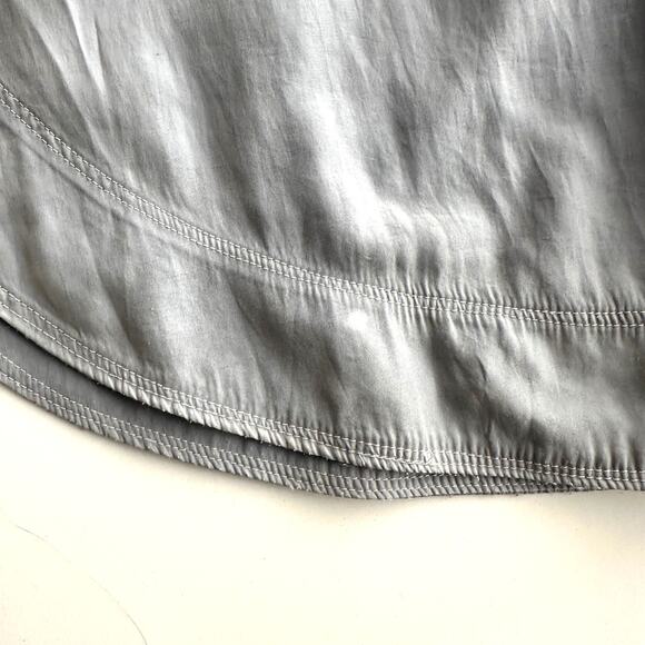 Anthropologie Saturday Sunday Kathrynne Cold Shoulder Gray Blue Jumpsuit XS - Picture 12 of 12